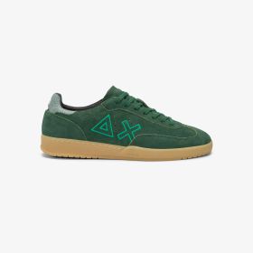 Dark green California Sun suede sneaker