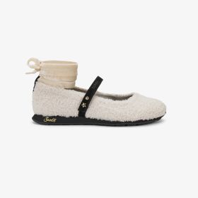 Ballerina Ally Etoile in teddy bianco panna