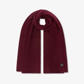 Sciarpa in misto lana bordeaux