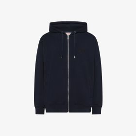 Hoodie zip contemporary fit fleece l/s