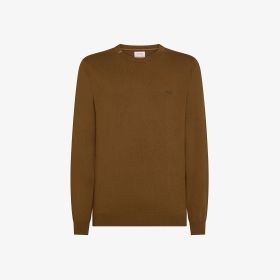 Fox wool blend crew-neck jumper