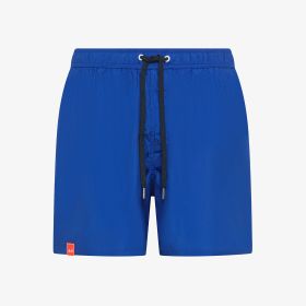 Royal blue nylon beach shorts