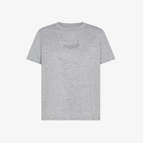 T-shirt round neck jersey big logo s/s