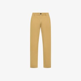 Pantaloni chino in cotone stretch beige