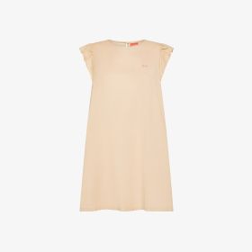 Abito in misto lino grigio stone