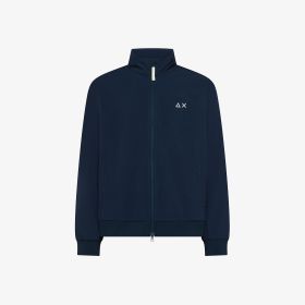 Navy blue soft shell jacket