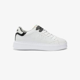 Sneaker Grace in pelle bianco/bianco