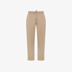 Pantaloni chino in cotone grigio stone