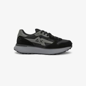 Sneaker Niki 4.0 Winter in nylon e suede nero