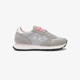 Sneaker Ally Solid in suede e nylon grigio chiaro