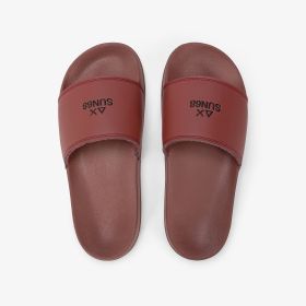 Cacao brown PU slides