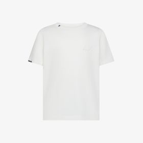 Off white vintage-effect cotton T-shirt