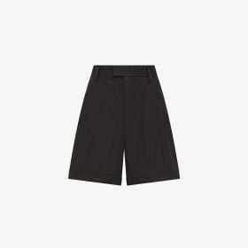 Bermuda in heavy popeline nero