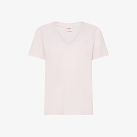 T-shirt in piquet di cotone rosa