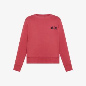 Coral cotton sweatshirt