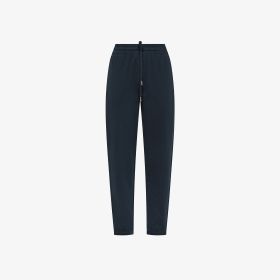 Pantaloni in felpa di cotone blu navy