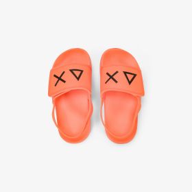 Ciabatte in PU arancio fluo