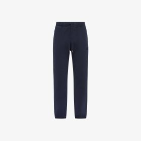 Pantaloni jogging in felpa effetto vintage navy blue