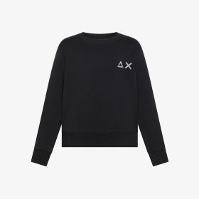 Black cotton sweatshirt
