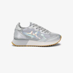 Silver Stargirl Silver mesh sneaker