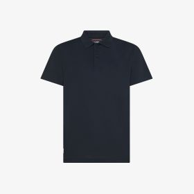 Polo in piquet tecnico blu navy