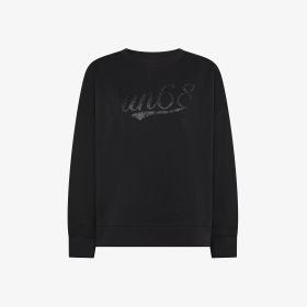 Sweatshirt over glitter logo basic fl