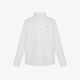 Camicia in cotone Oxford bianco