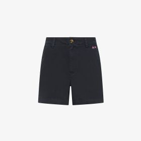 Navy blue cotton shorts