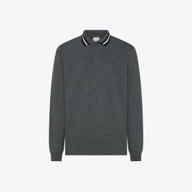 Polo collar multistripes l/s