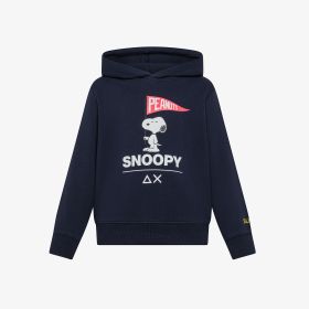 Navy blue Peanuts cotton hoodie