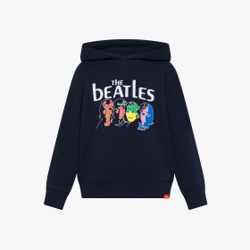Felpa The Beatles x SUN68 in cotone con cappuccio navy blue