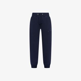 Pantaloni in felpa effetto vintage navy blue