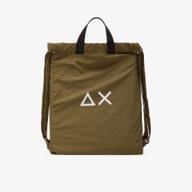 Zaino in nylon verde militare scuro