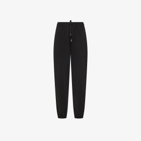 Pantaloni in felpa di cotone nero