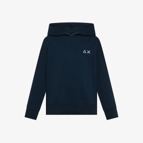 Navy blue cotton hoodie