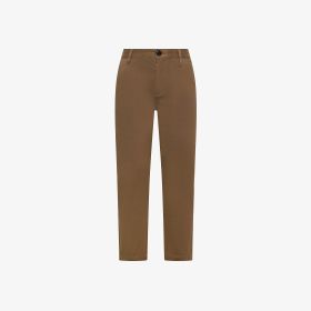 Pantaloni chino in cotone fango