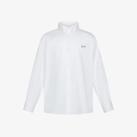 Camicia in cotone Oxford bianco