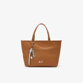 Shopping bag Jacqueline in PU cammello
