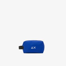 Beauty case in nylon blu royal