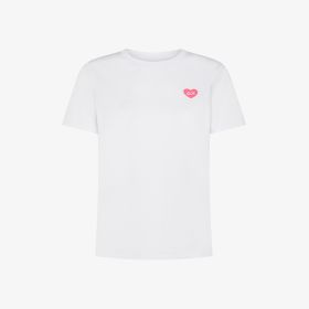 T-shirt in jersey di cotone bianco