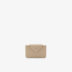 Portacarte Premium in PU grigio ostrica