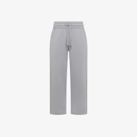 Pantaloni in felpa con coulisse grigio medio