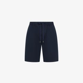 Bermuda in heavy popeline blu navy