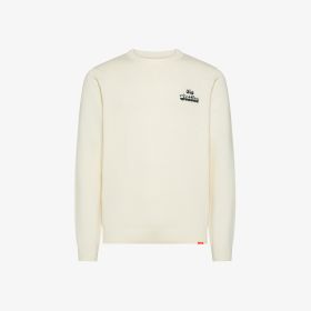 Maglia The Beatles x SUN68 in lana e cashmere bianco panna