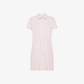 Abito in piquet di cotone rosa