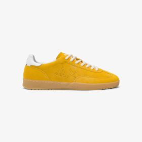 Yellow California Sun suede sneaker