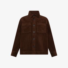 Dark brown corduroy overshirt