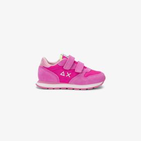 Sneaker Girl's Ally Solid in suede e nylon fucsia
