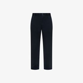 Pantaloni chino in cotone blu navy