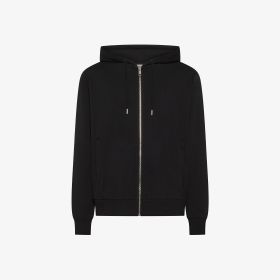 Hoodie zip basic fleece l/s